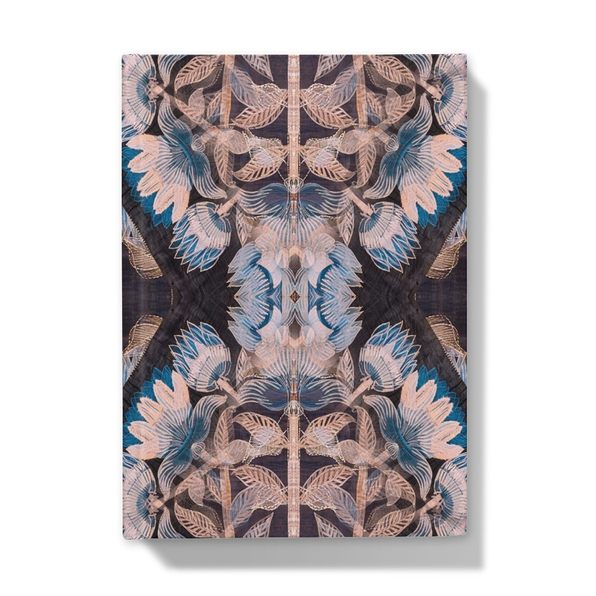 Blue Flora Hardback Journal - Starseed Designs Inc.