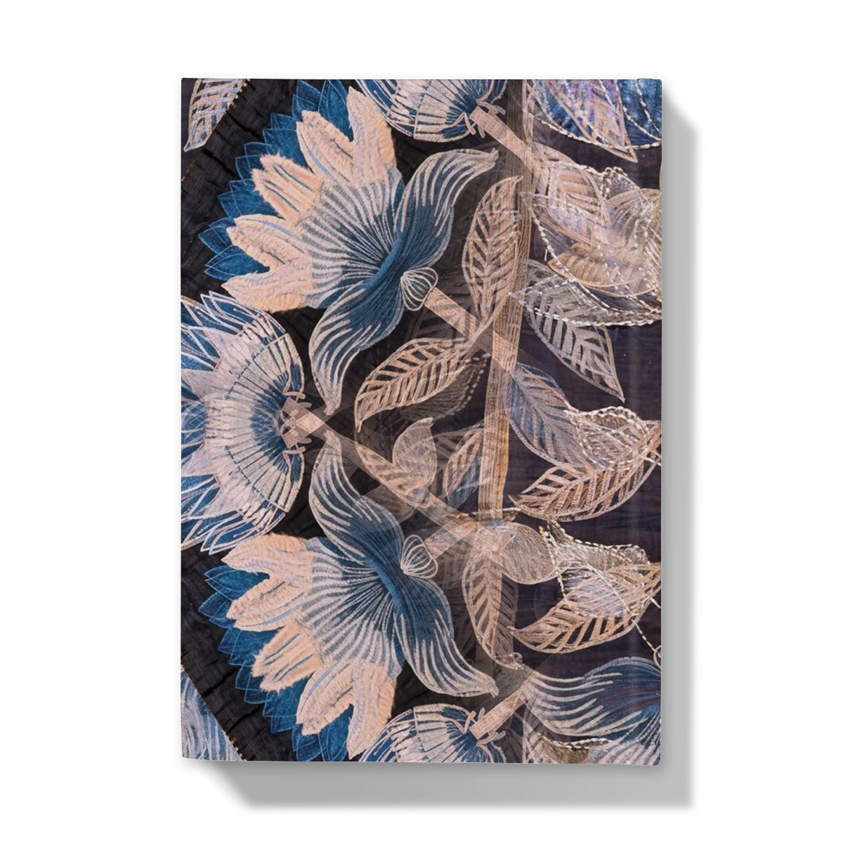 Blue Flora Hardback Journal - Starseed Designs Inc.
