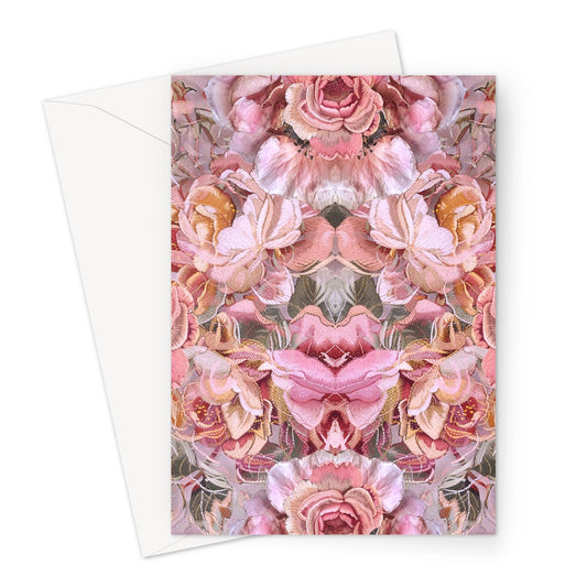 Pink Poetry Greeting Card - Starseed Designs Inc.