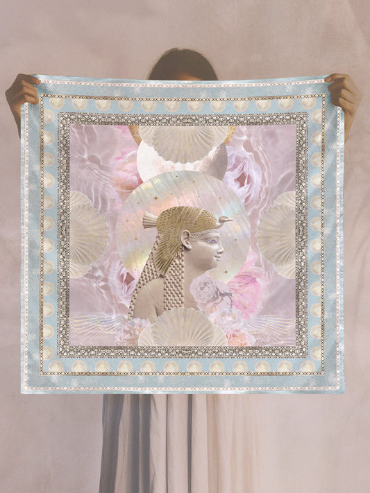 GODDESS DREAMS SILK CREPE SCARF